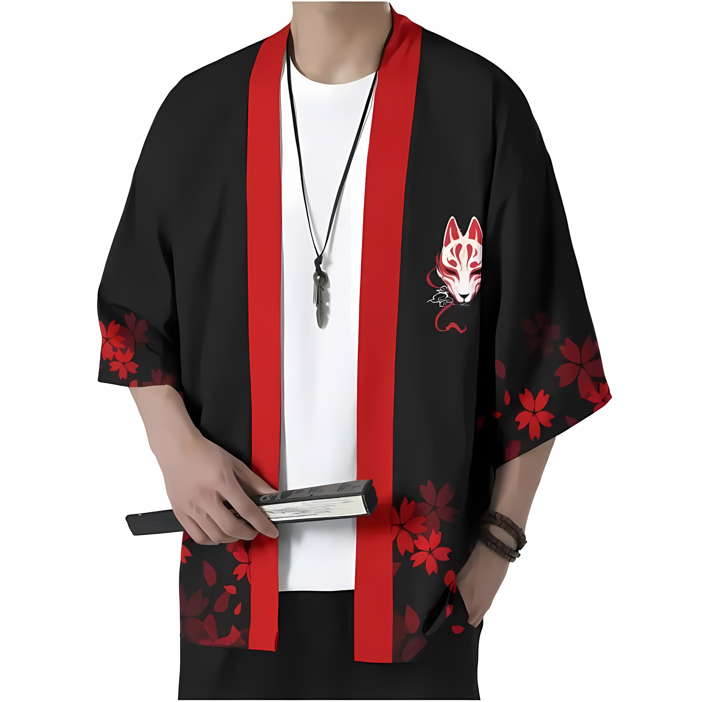 3D Printing Mask - 2026 Summer New Style Men's Kimono