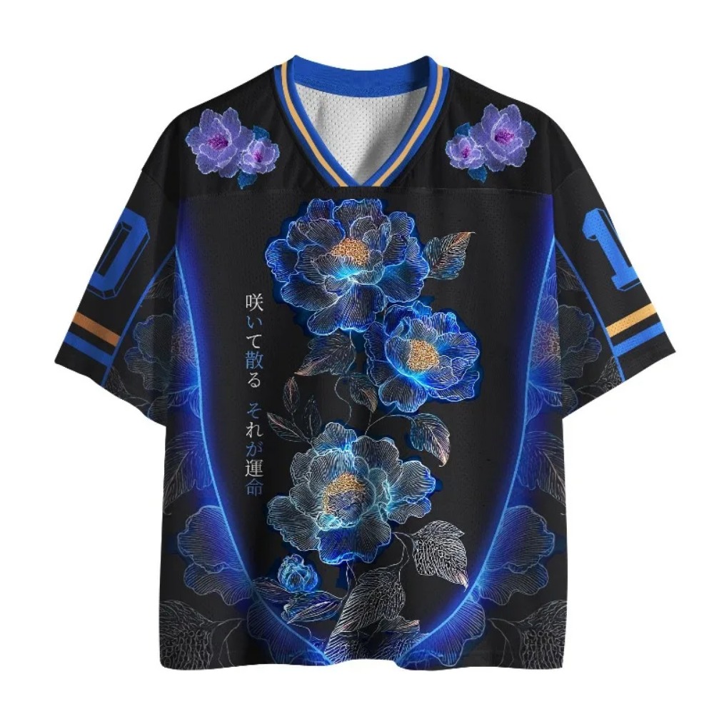 3D Printing Gold - New Model Blue Gold Neon Peony