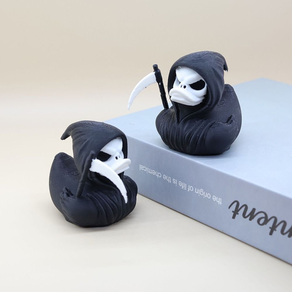 3D Printing Pla - 3D Printed Halloween Duck Anime Figure