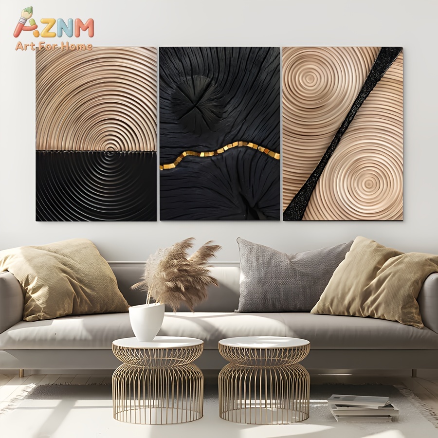 3D Printing Gold - AZNM Wabi Sabi Abstract Wood Grain