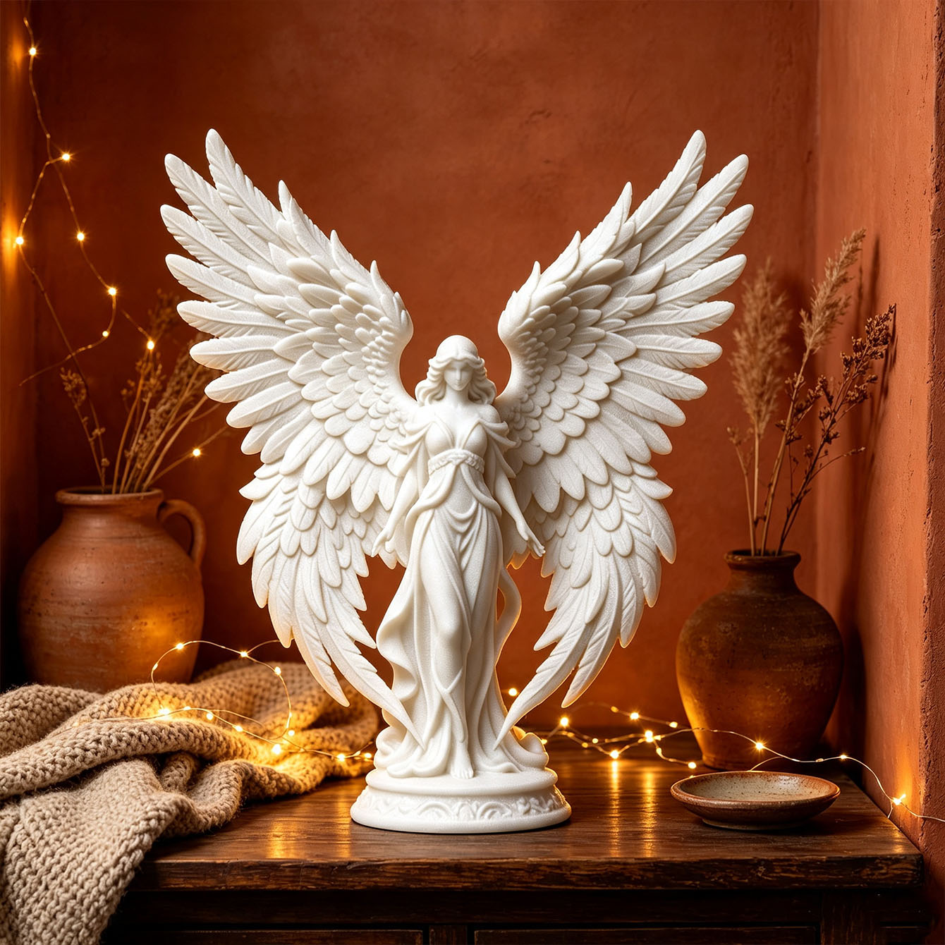 3D Printing Apps - Light Luxury 3D Printed Angel Goddess