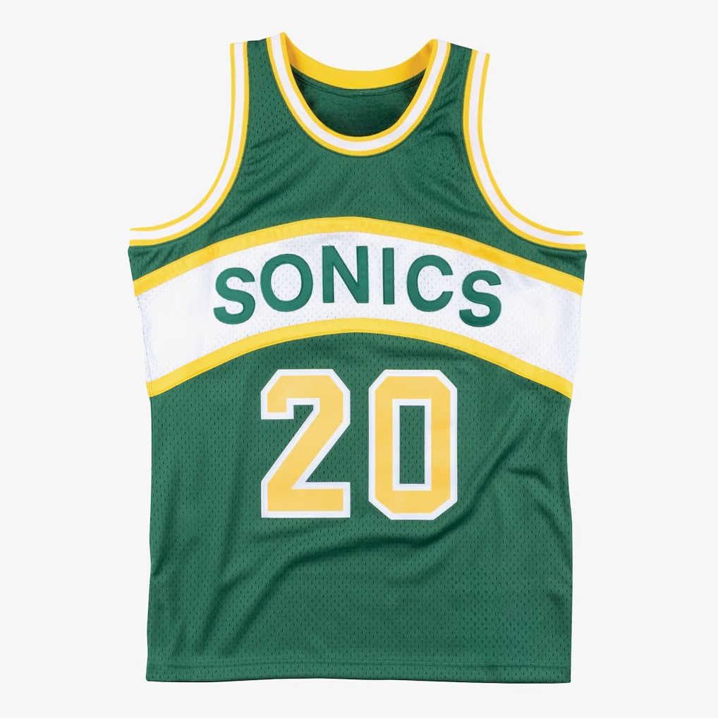 3D Printing Gold - Seattle SuperSonics Gary Payton # 20