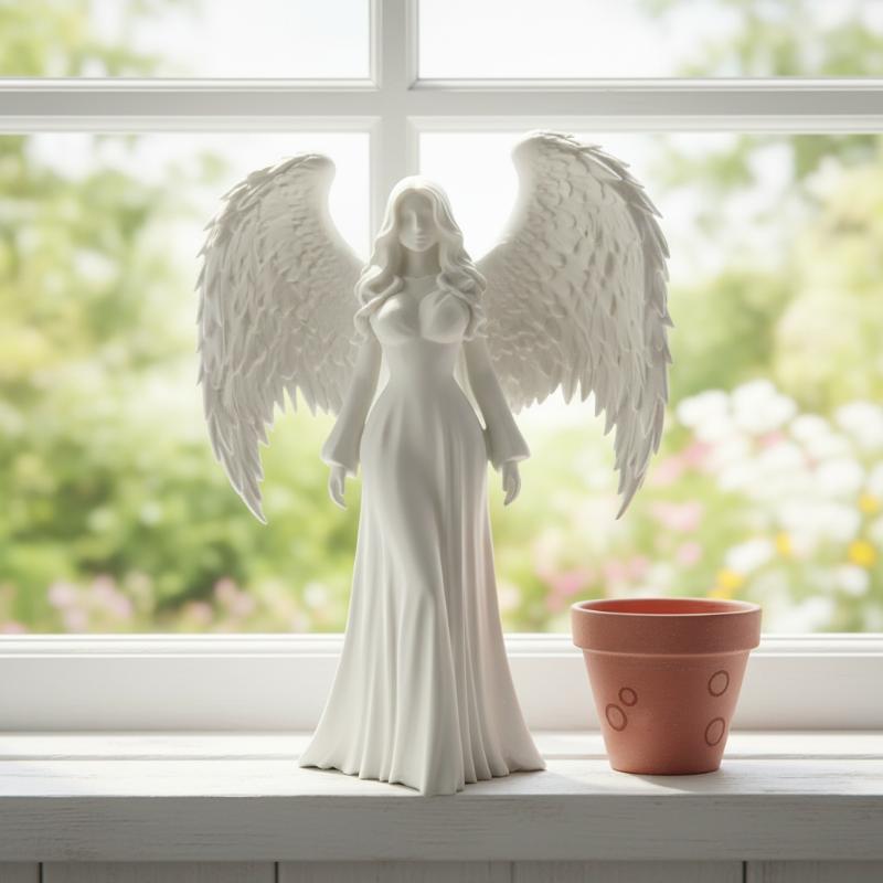 3D Printed Praying Angel Relig - 3D Printing Gold review and price