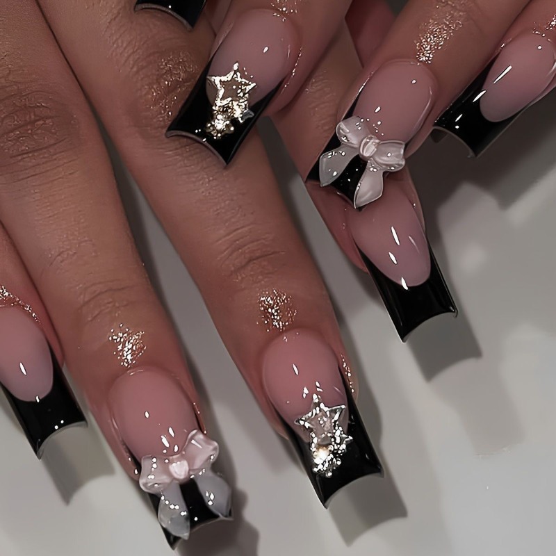 24pcs Summer Long Presss on Na - 3D Printing Nails review and price