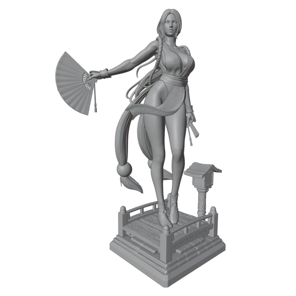 1/24 Sexy Long-Haired Girl Min - 3D Printing Apps review and price