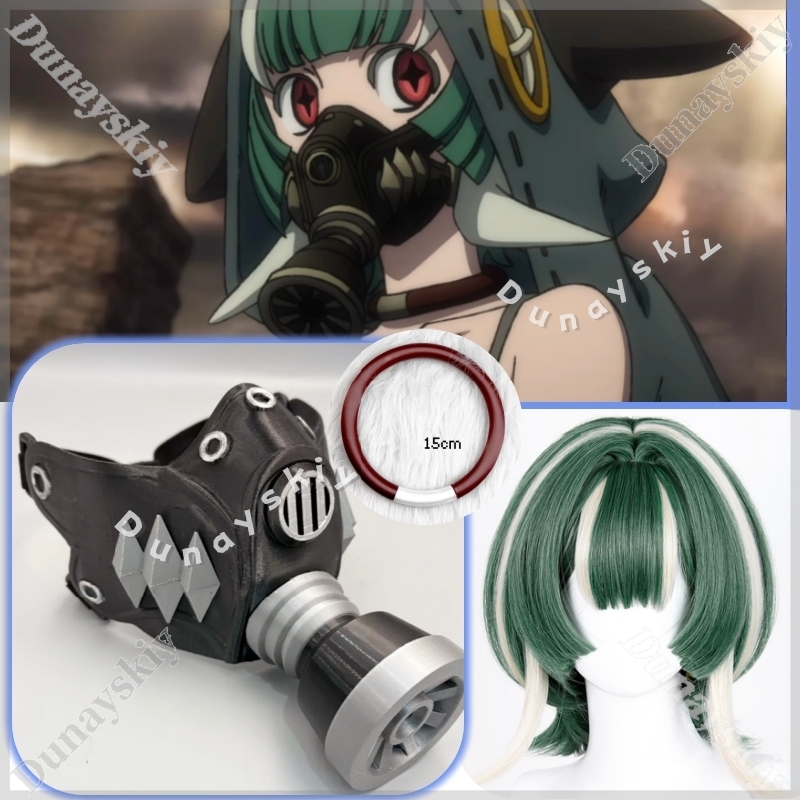 Guita Cyberpunk Gas Mask Green - 3D Printing Mask review and price