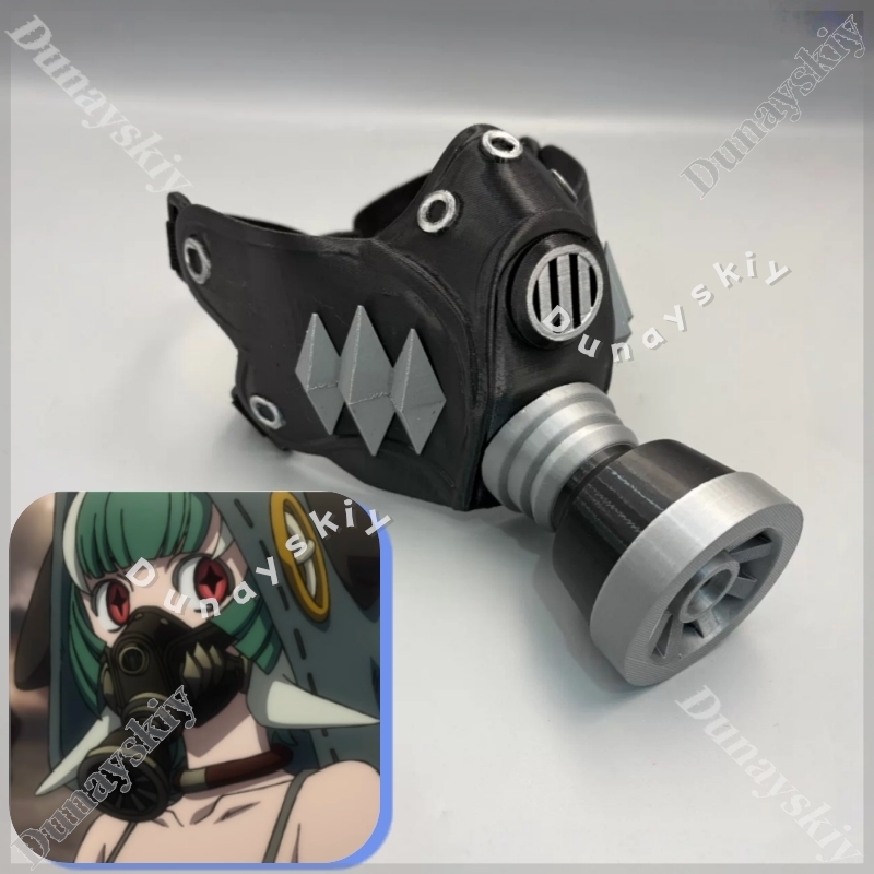 Guita Cyberpunk Gas Mask Green - 3D Printing Mask review and price