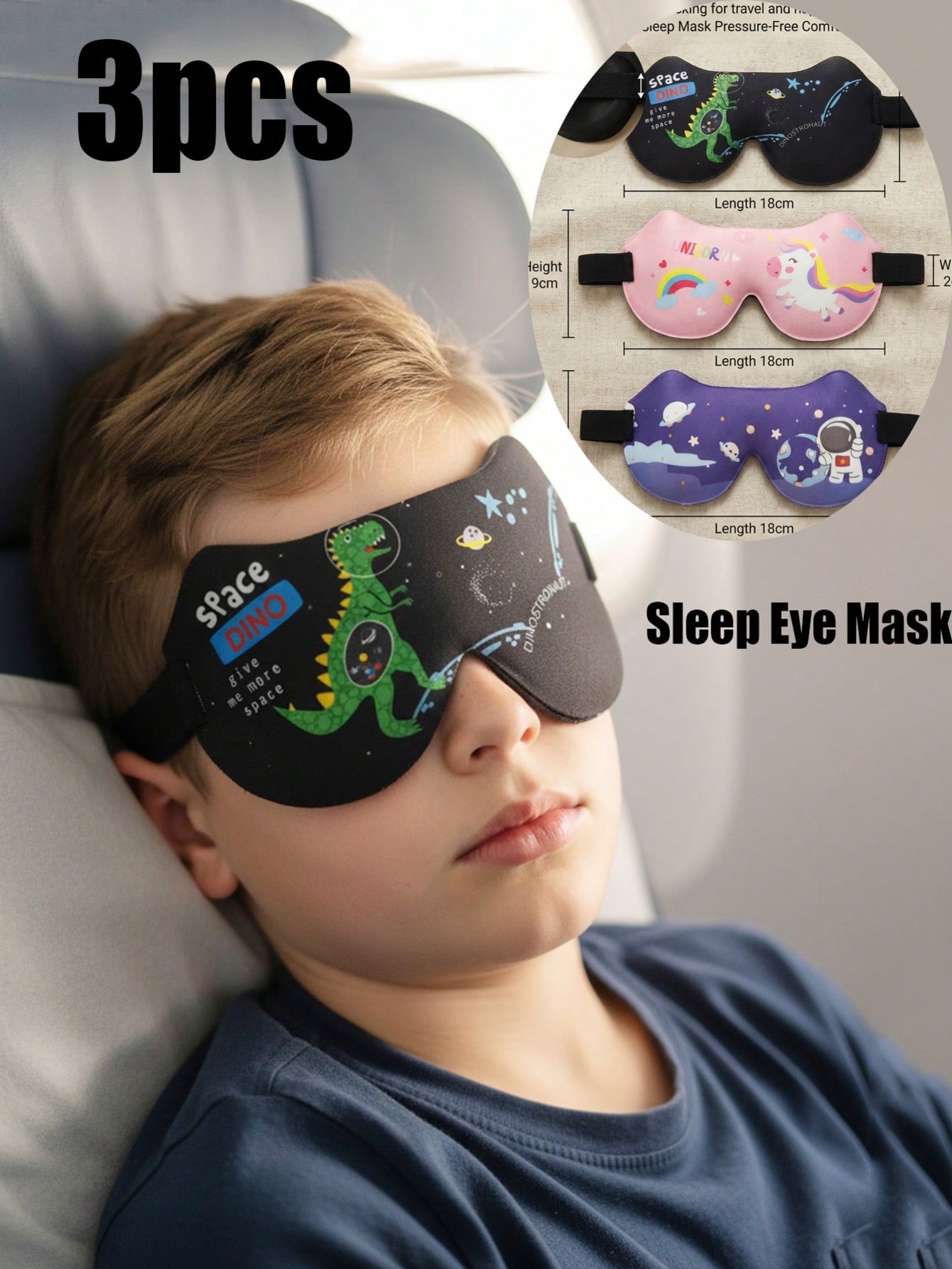 3Pcs Kids Adults 3D Stereo Sle - 3D Printing Mask review and price