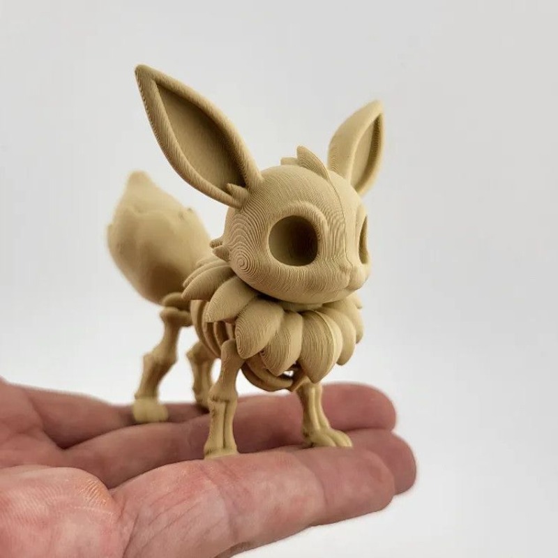 Pokémon Fossil Bone Model Eeve - 3D Printing Pla review and price