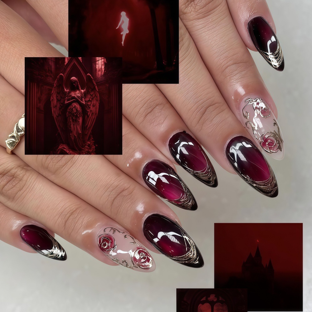 3D fake nails for women girls  - 3D Printing Nails review and price