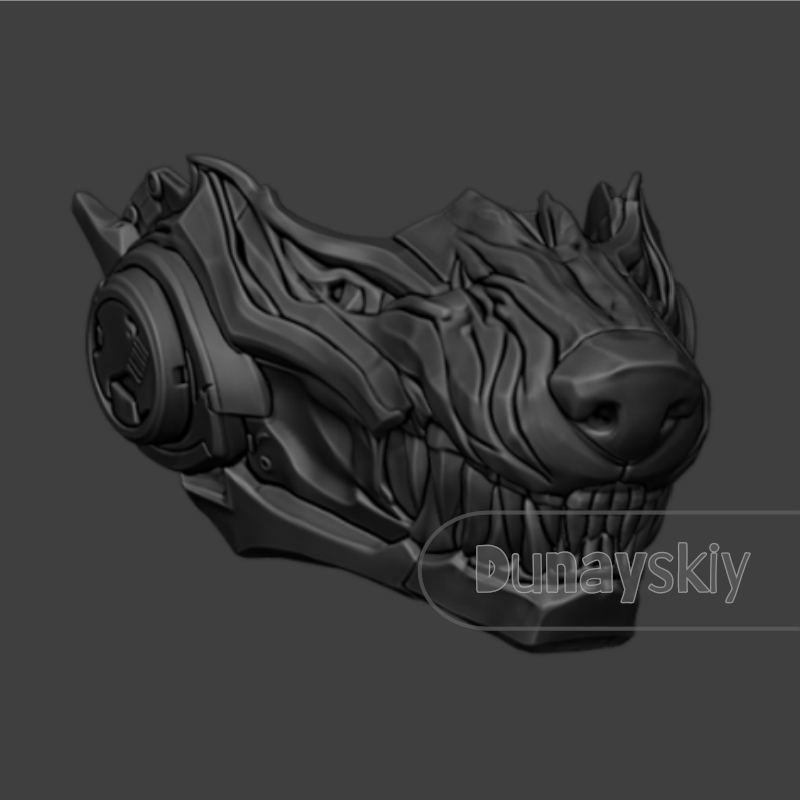 Love and Deepspace Valko Wolf  - 3D Printing Mask review and price