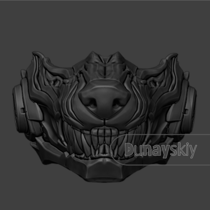 Love and Deepspace Valko Wolf  - 3D Printing Mask review and price