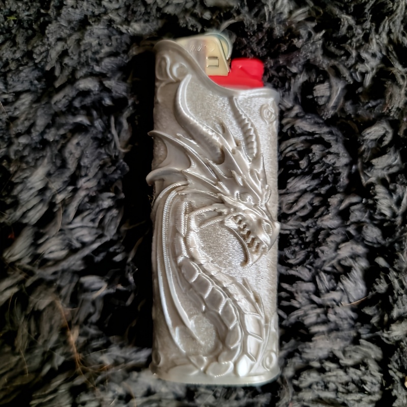 Gothic Embossed Dragon Lighter - 3D Printing Housing review and price