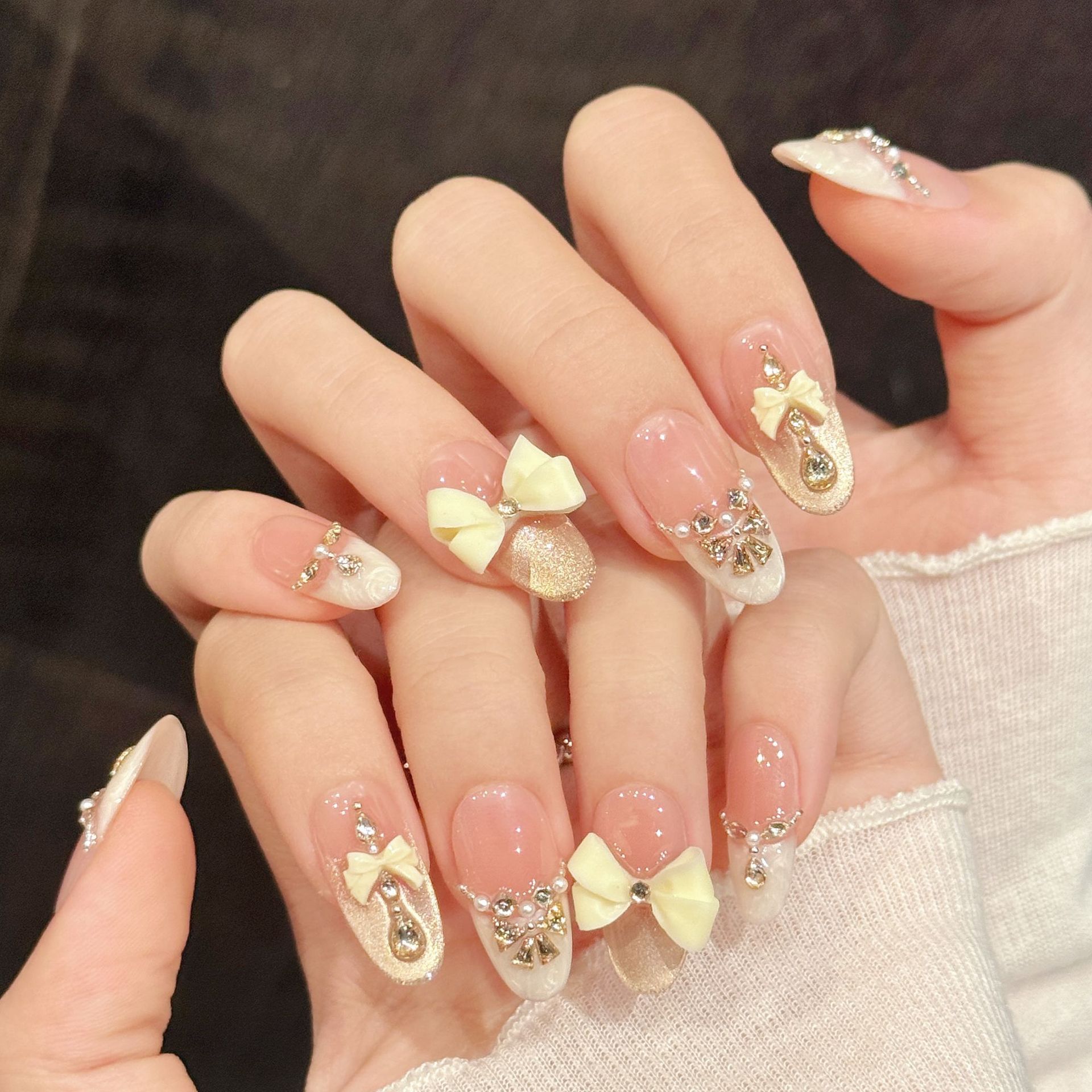 10pcs Handmade Press On Nails  - 3D Printing Nails review and price