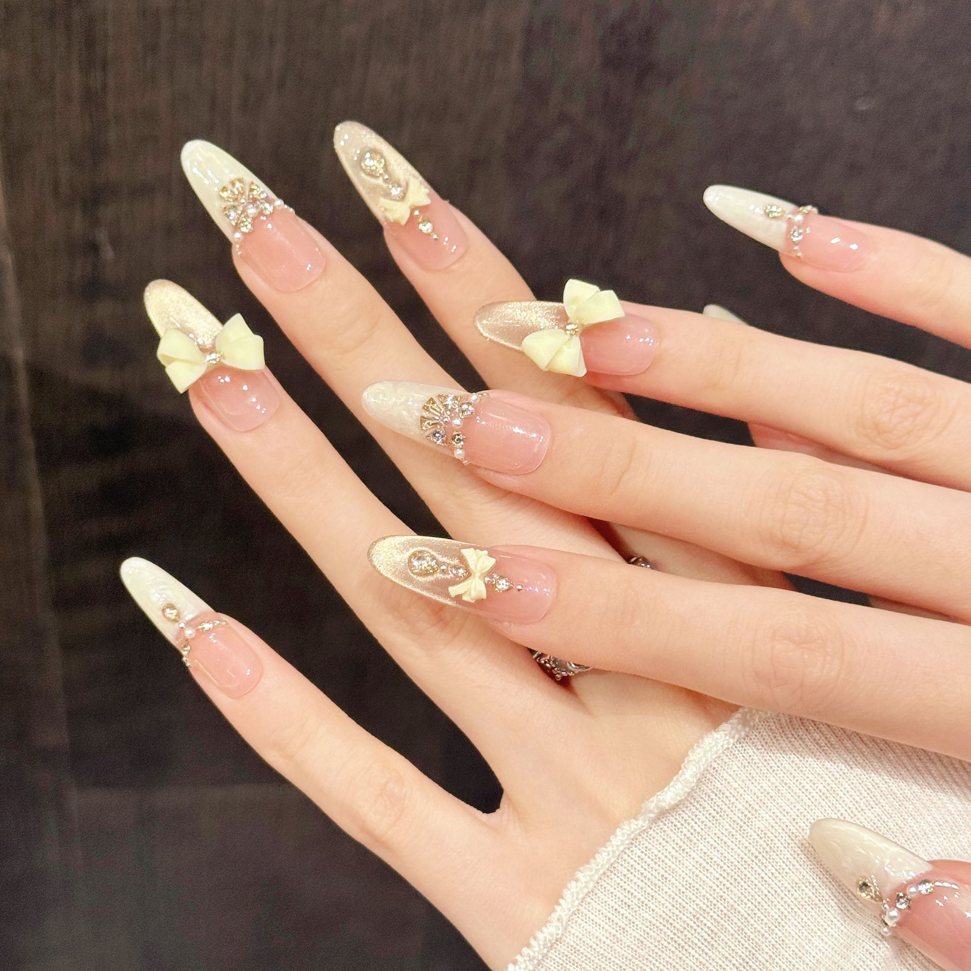 10pcs Handmade Press On Nails  - 3D Printing Nails review and price
