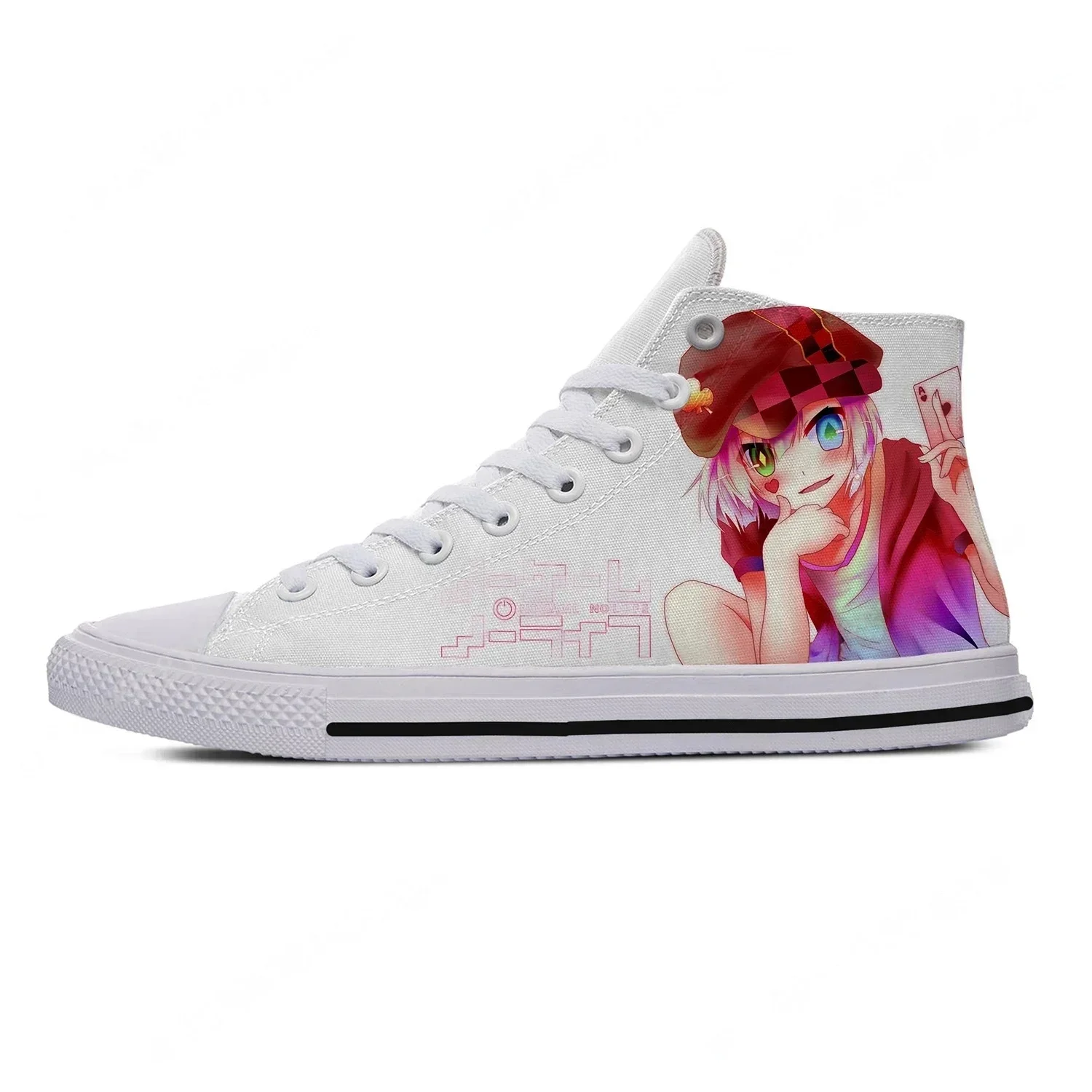 Anime NO GAME NO LIFE High Top - 3D Printing Games Free review and price