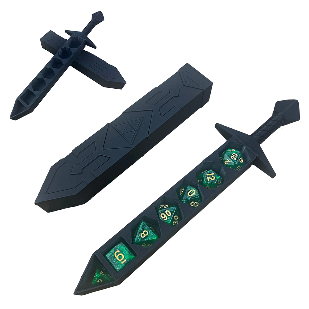 3D Printed Sword Dice Case DnD - 3D Printing Housing review and price