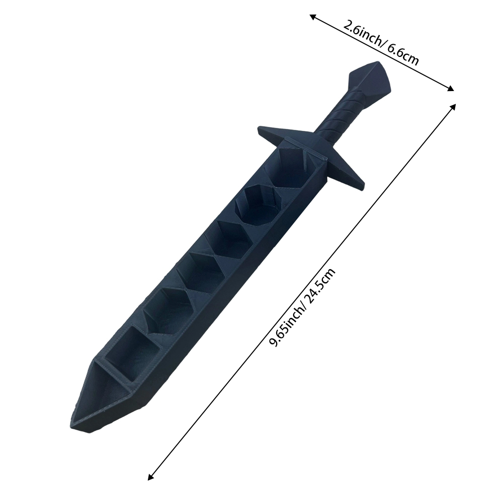 3D Printed Sword Dice Case DnD - 3D Printing Housing review and price