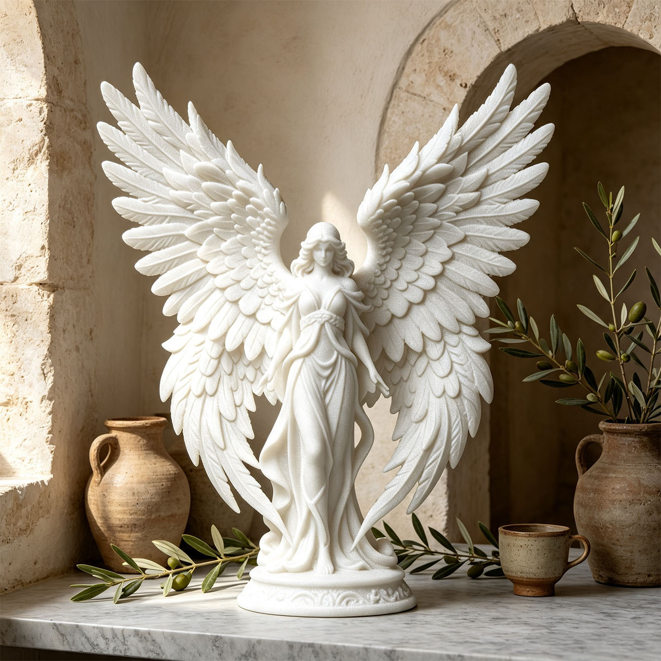 Light Luxury 3D Printed Angel  - 3D Printing Apps review and price