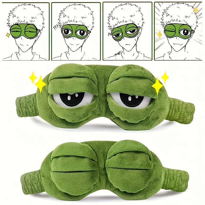 Sleep Eye Mask 3D Cute Frog Fu - 3D Printing Mask review and price