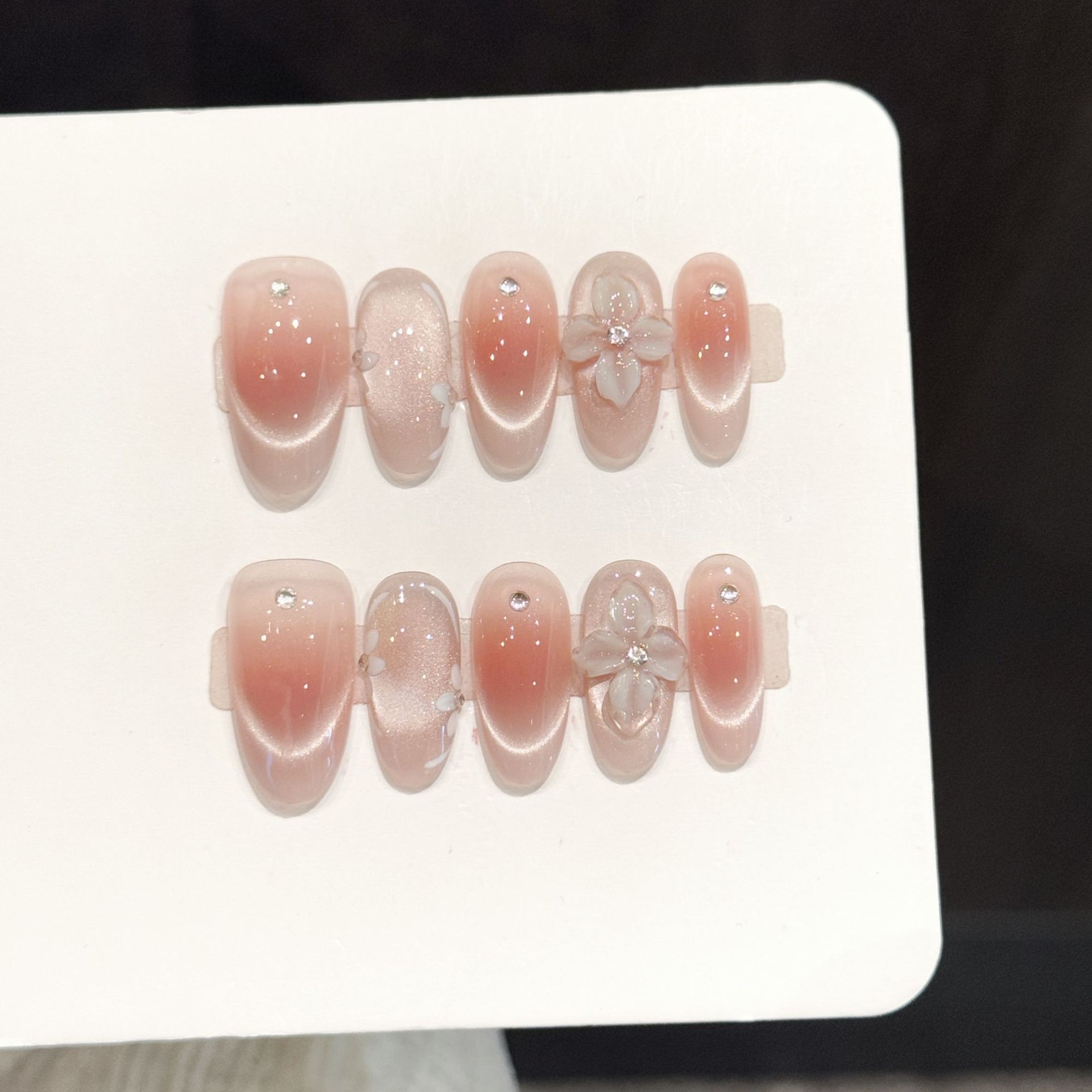 10pcs Handmade Press On Nails  - 3D Printing Nails review and price